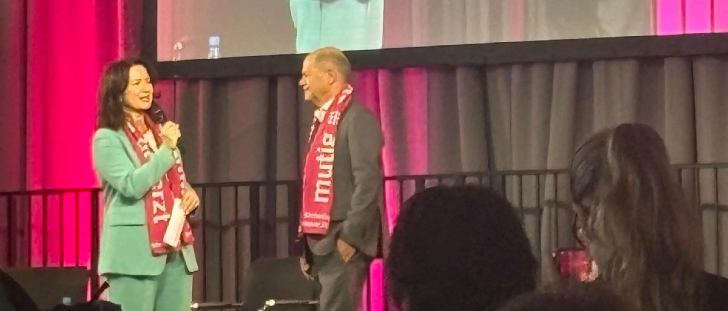 Ein Vortrag auf dem Kirchentag: Der ehemalige Bundeskanzler Olaf Scholz im Gespräch auf dem Kirchentag